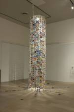 Jim Toia. The Petri Island Project, 2010–ongoing. Plastic petri dishes and mixed media. Dimensions variable.